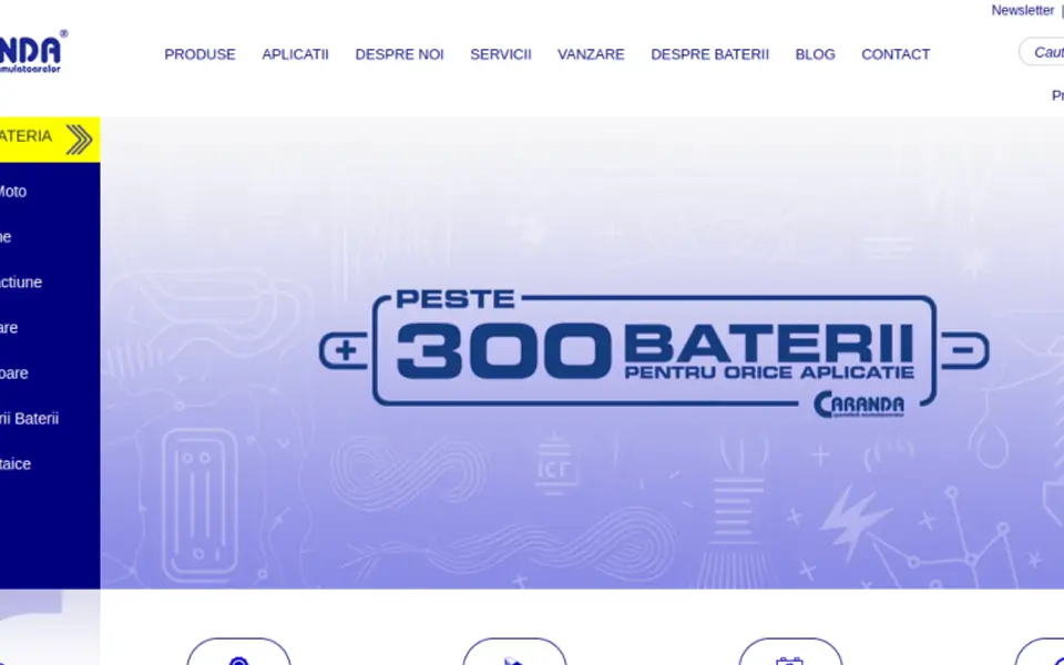 Captură a website-ului caranda.ro