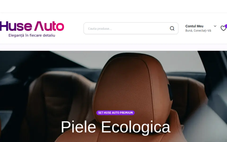 Captură a website-ului huseauto.ro