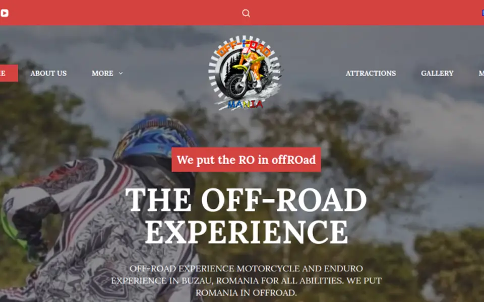 Captură a website-ului offroadmania.ro